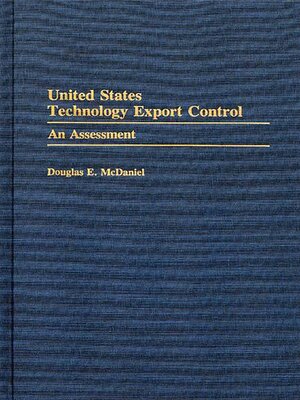 cover image of United States Technology Export Control